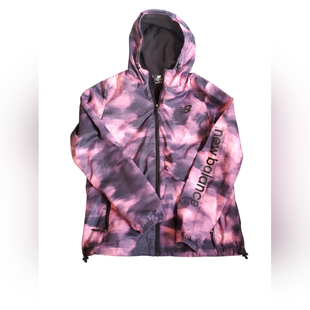 New Balance Tie-Dye Pink and Navy Jacket